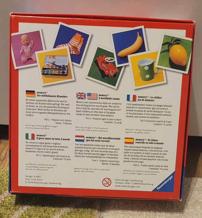 Memory Memo gra Ravensburger Junior