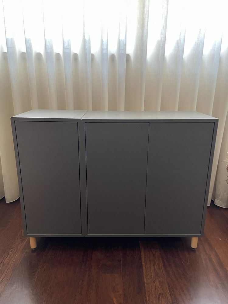 Móvel/Sapateira Eket cinzenta IKEA