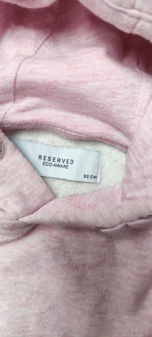 Bluza różowa Reserved 92 ciepla