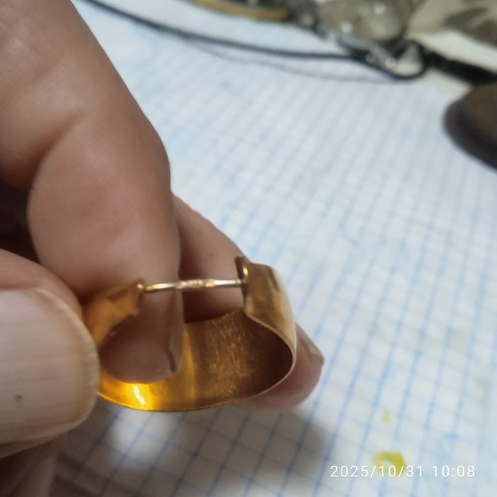 Продам серьги позолота СССР.