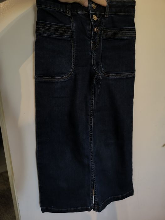 Calças ganga Mayoral para menina 7 anos