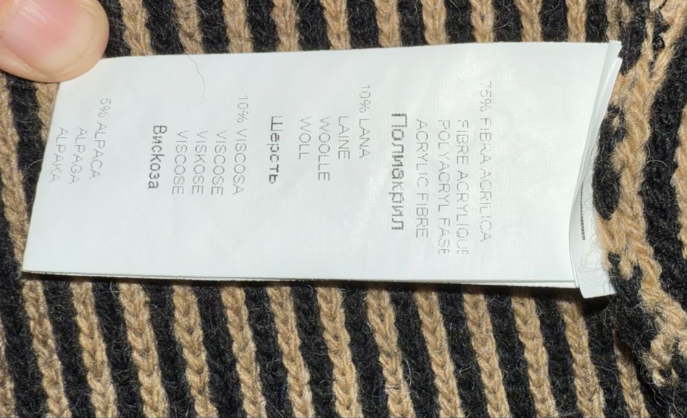 Casaco malha Linea Cinque tam XL