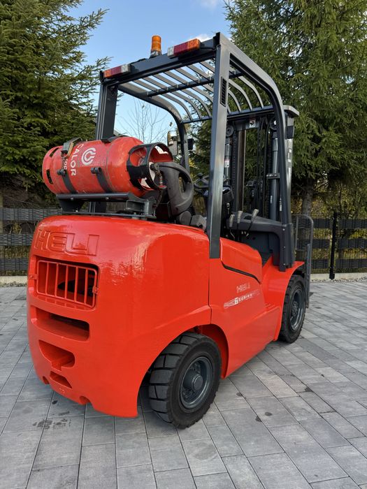 Heli FG25G Nissan Wózek widłowy 2016r Tylko 3035 h Triplex wolny skok