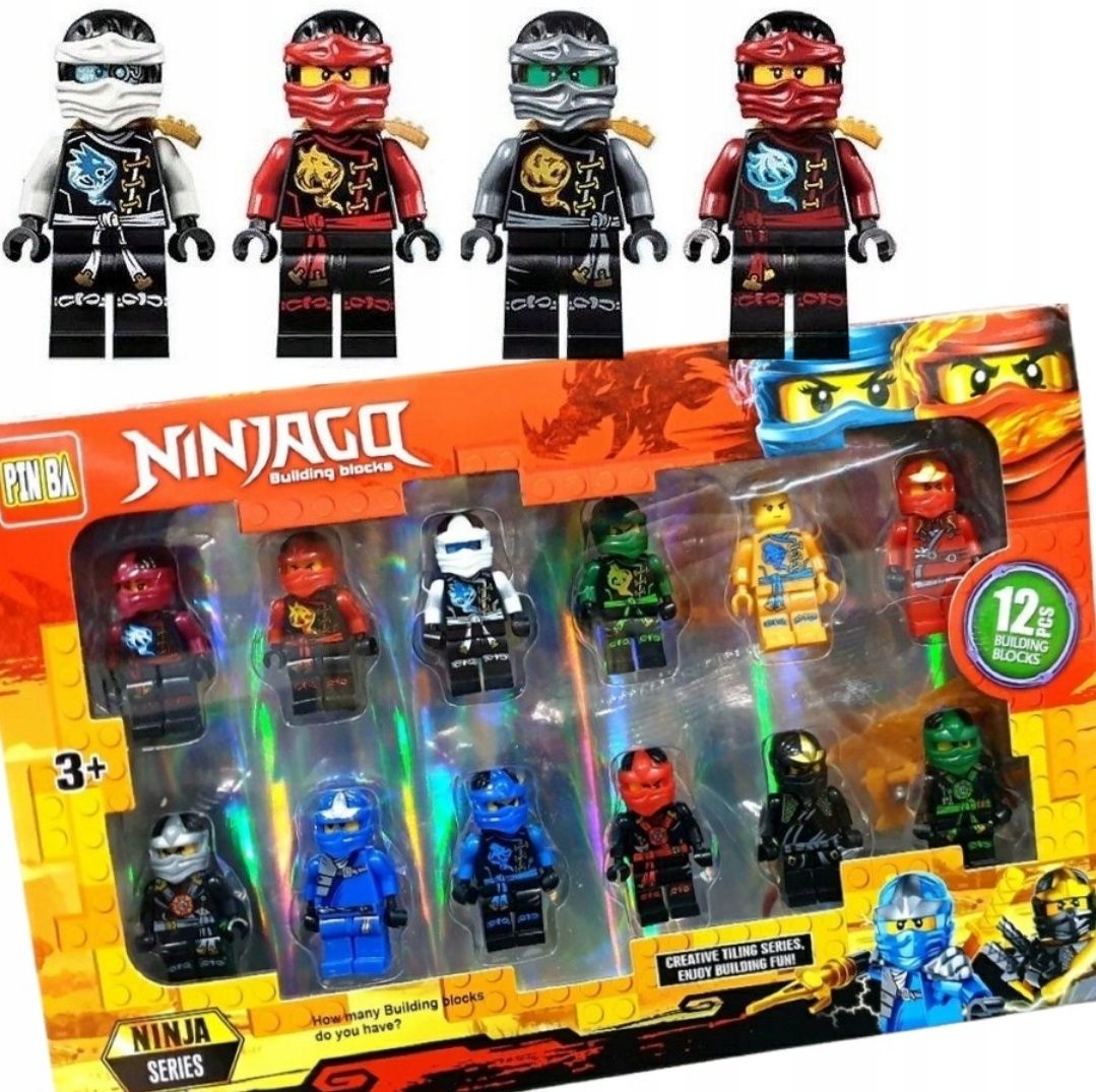 Figurki NINJAGO +Minecraft Figurki 2 x 12 sztuk Podwójny ZESTAW nowe