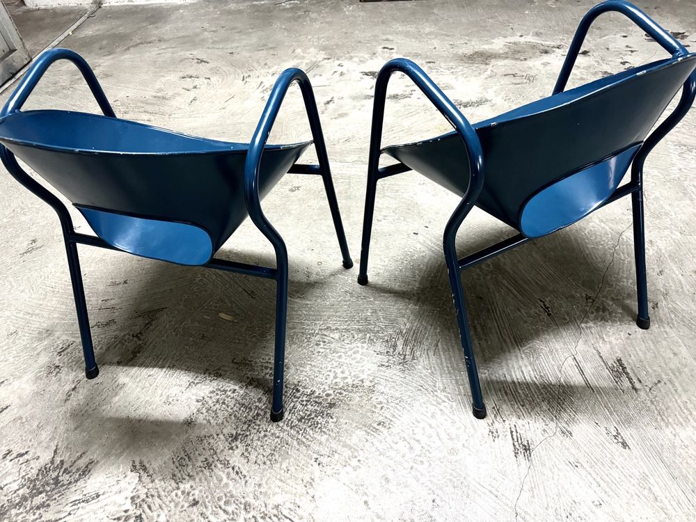 Cadeiras Vintage Metal Lacado