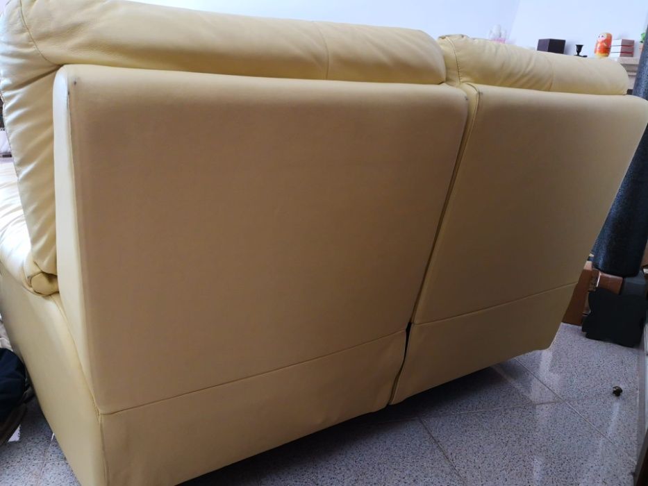 Impecável! Sofá reclinável de 2 lugares Divani & Divani