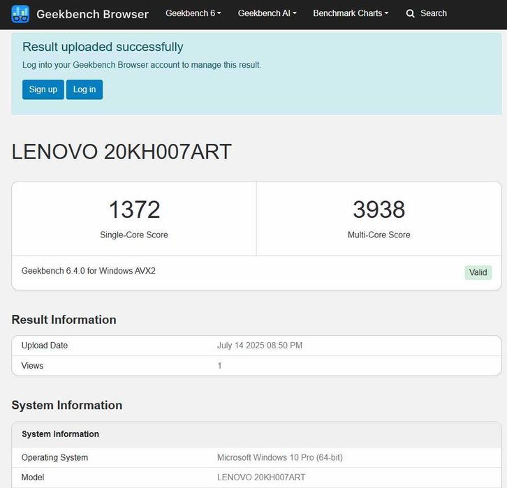 LENOVO Thinkpad X1 Carbon G6 I7 FHD-Táctil 16G 512G Wifi 4G WIN 11 PRO