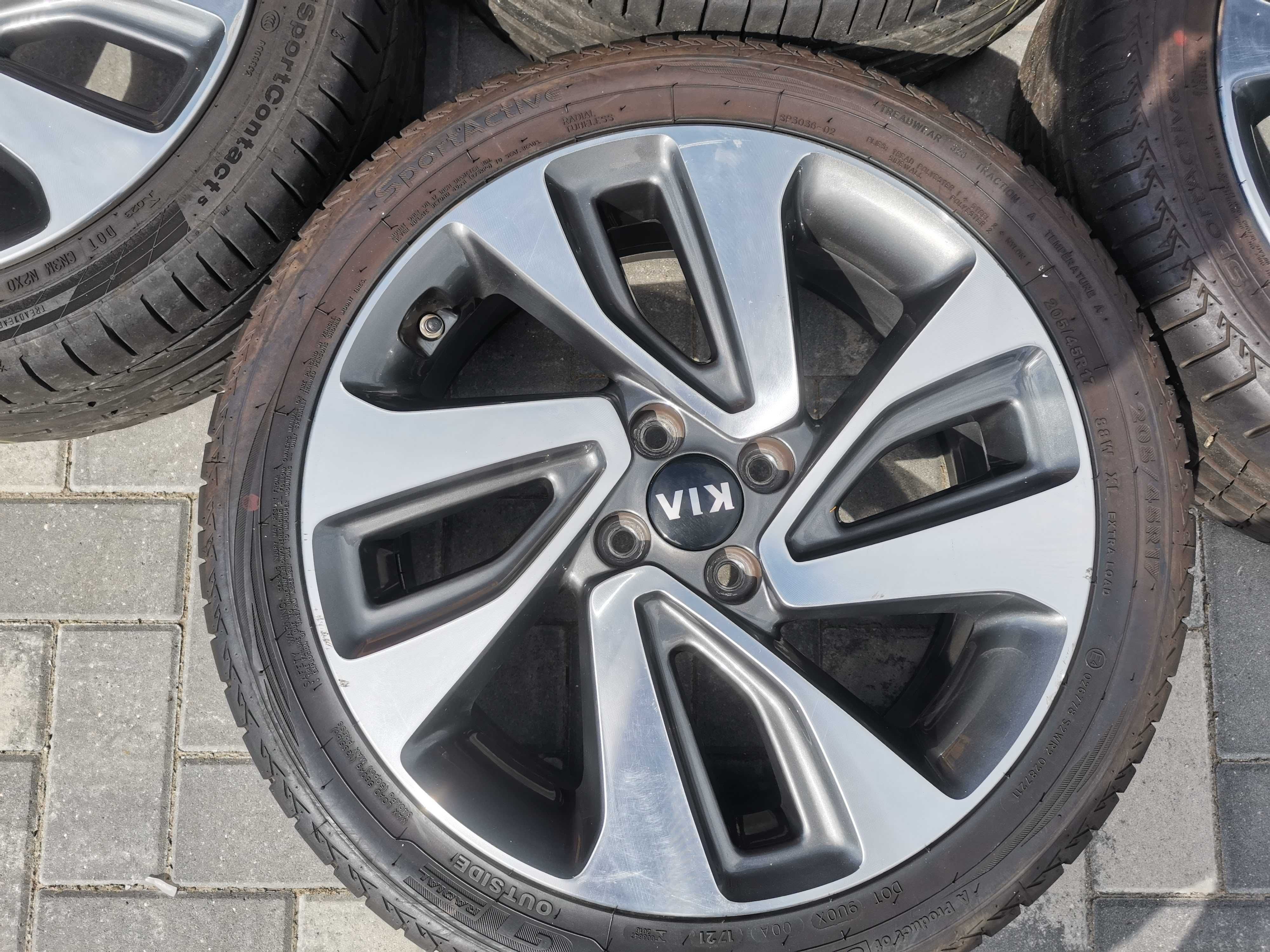 Felgi KIA RIO Picanto 6.5Jx17H2 4x100 ET43 TPMS