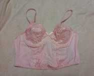 top gorsetowy różowy coquette kokardka pastel goth kawaii cutness pink