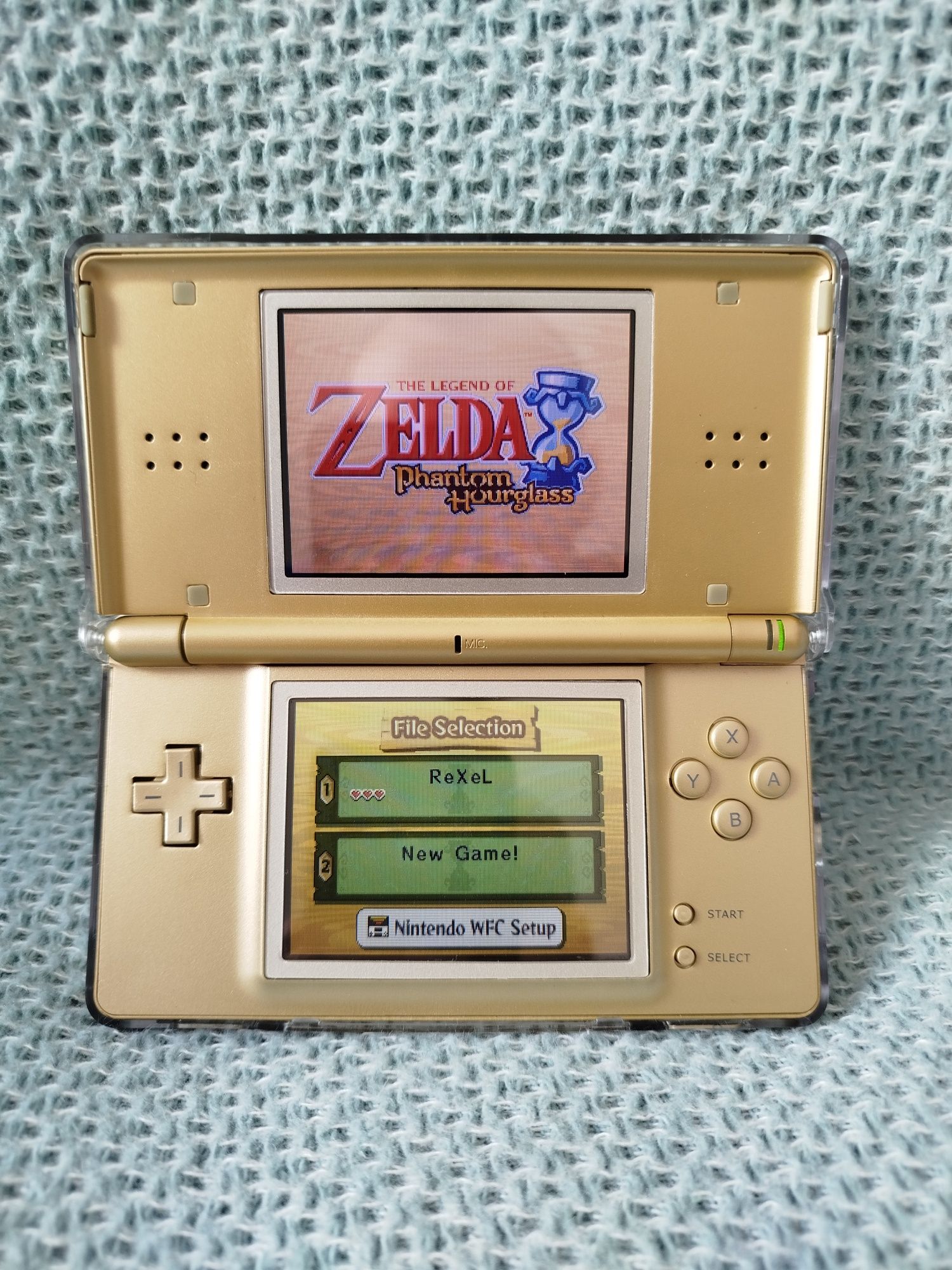 Nintendo ds lite wersja zelda