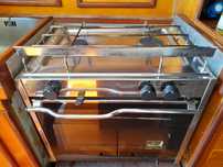 Fogão com forno para barco