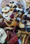 Mix owocowy dla papug 100g, owoce suszone