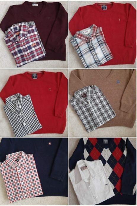 Camisolas malha LANIDOR, METRO, H&M 6/7 anos