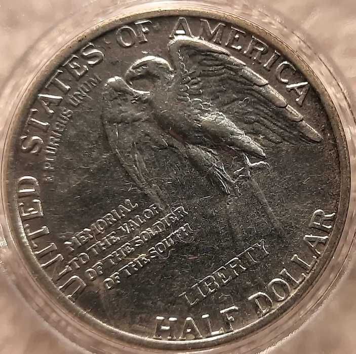 srebrna moneta 1/2 dollar Stone Mountain 1925
