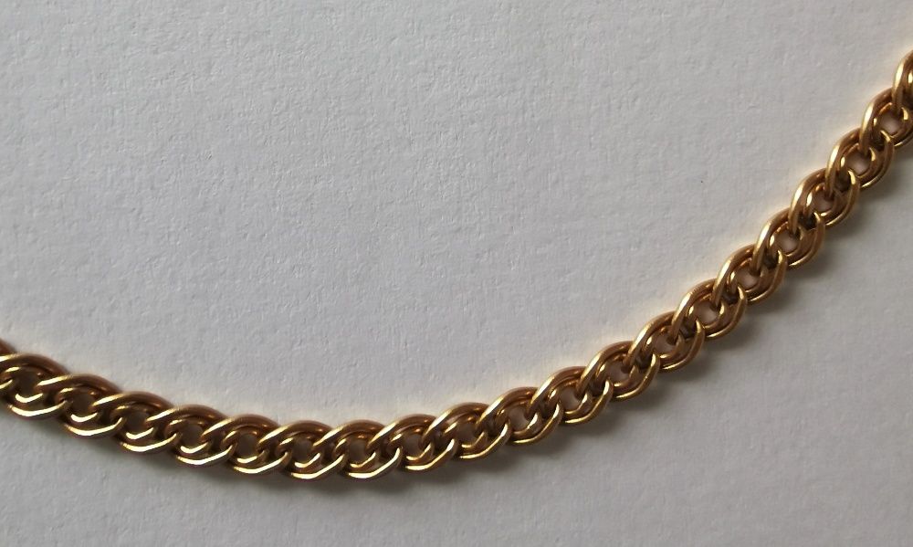 złoty łańcuszek próba złota 585 waga 5,33 g długość 53,5 cm