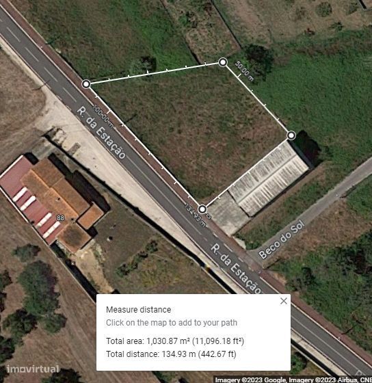 Terreno c/ projeto aprovado em Pataias.