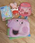 Świnka Peppa - koc, plecak, maskotka, puzzle