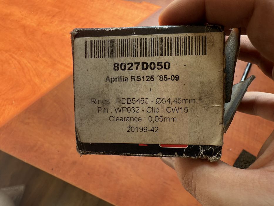 Tłok Wössner Wossner Aprilla RS125 85’-09’ 54,45mm nowy wysyłka