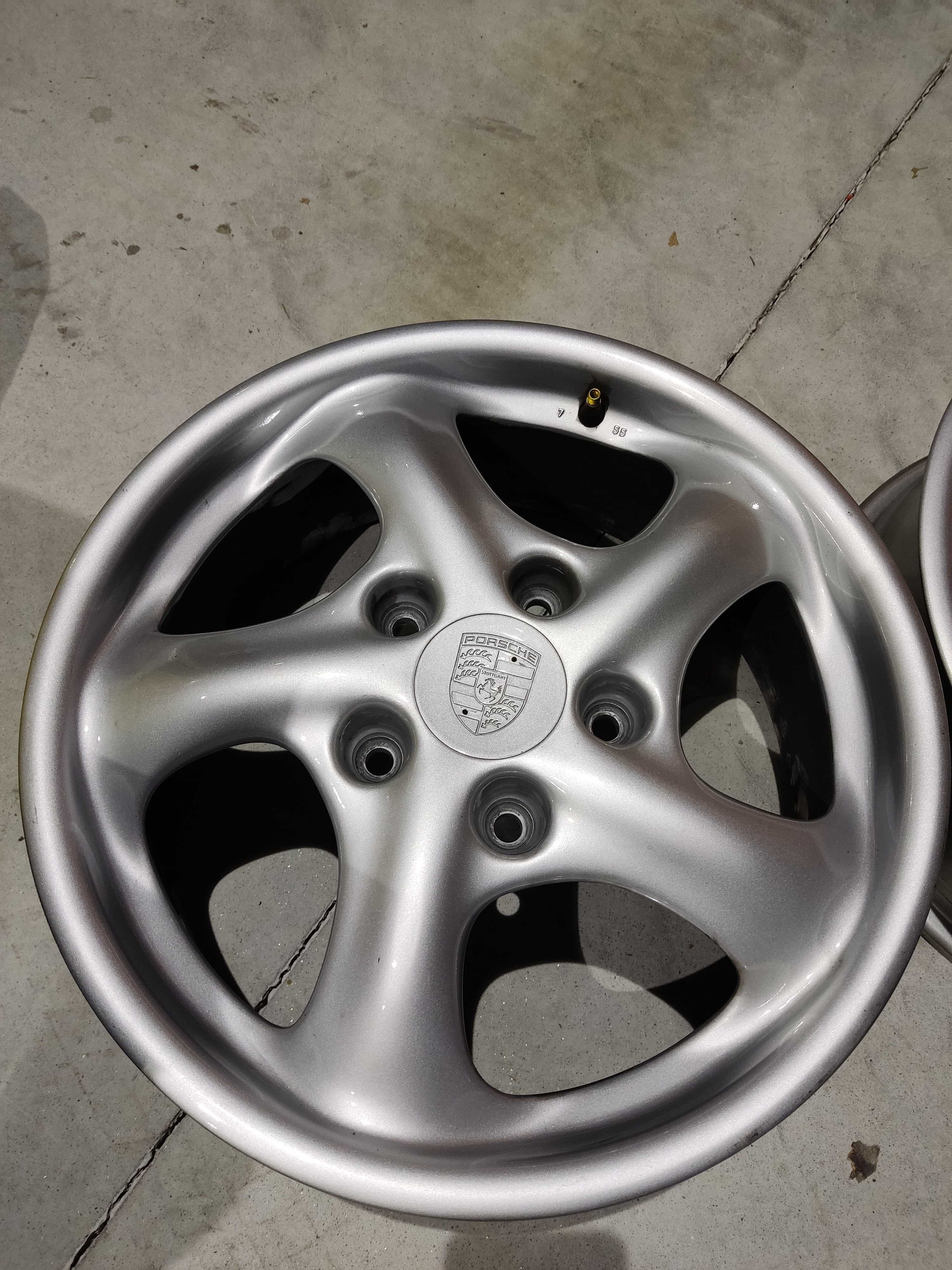 2x Jantes Porsche Twist 7Jx17 ET55 5x130 ref.:996.362.124.00