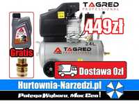 Gratisy!  kompresor olejowy Sprężarka Olejowa 24L 3,8KM Tagred TA300