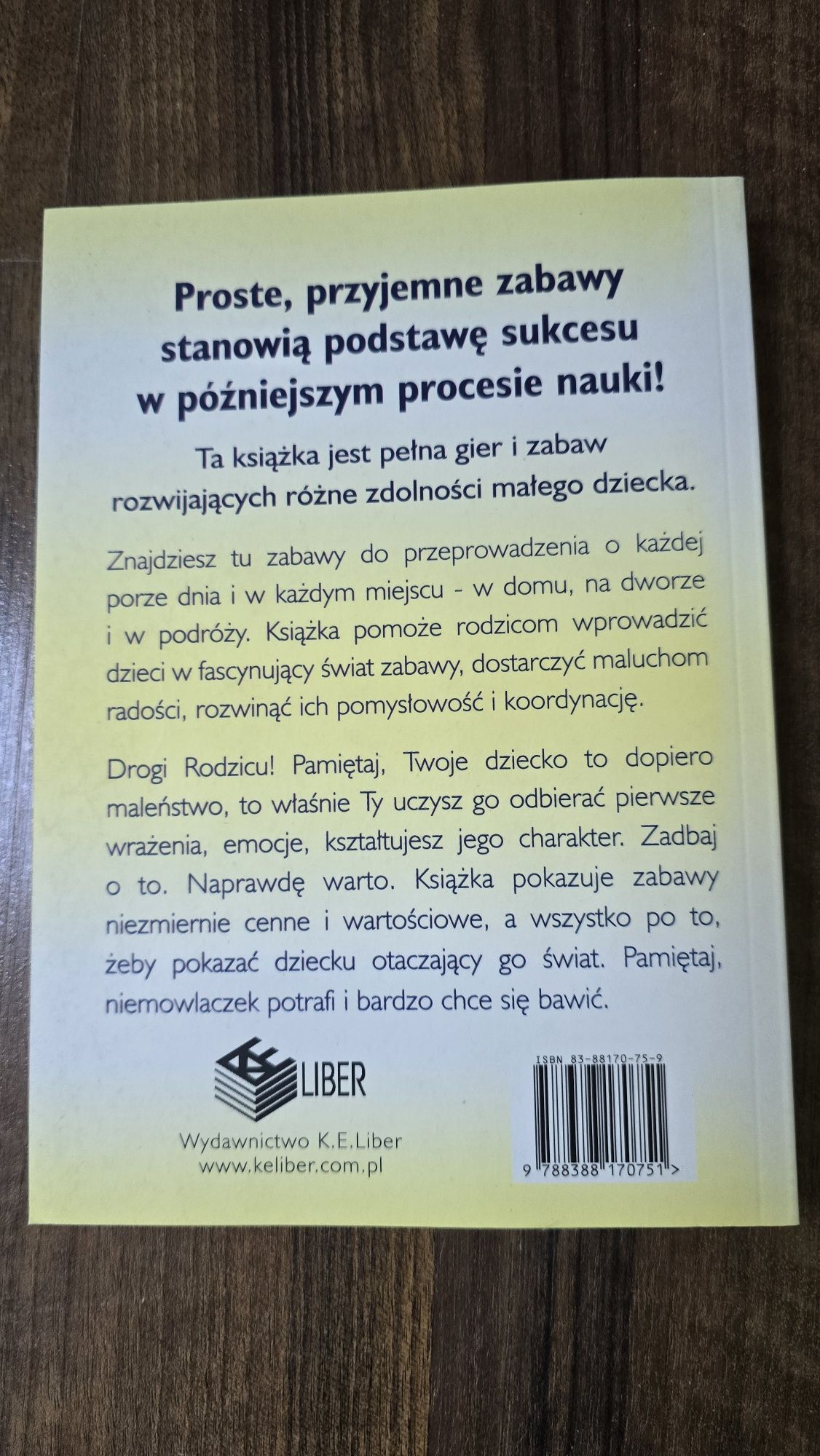 Nowa książka  poradnik Gry i zabawy dla niemowlaków Jackie Silberg.