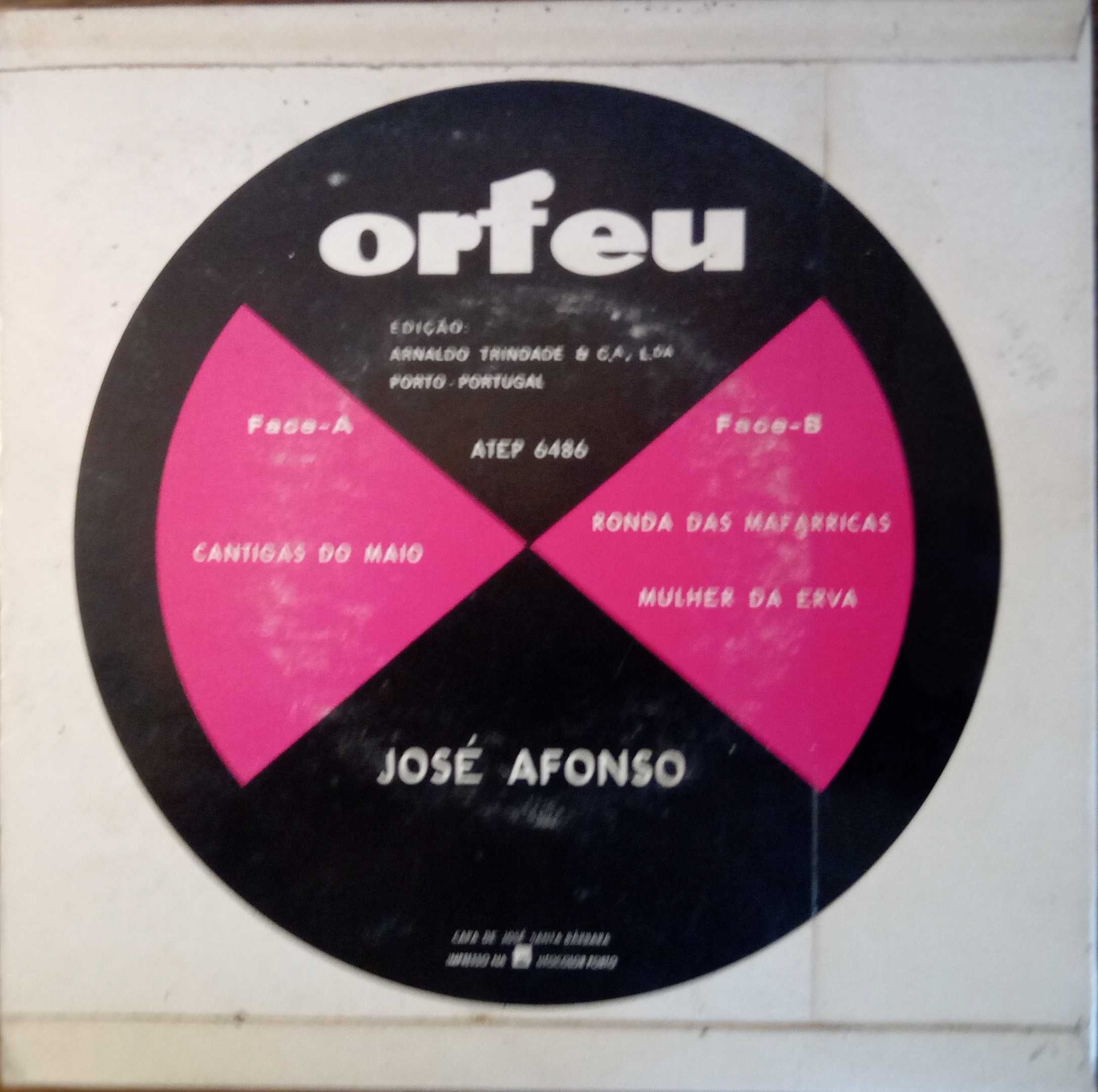 José Afonso	- - - - -		Cantigas do Maio	- - - - -	EP