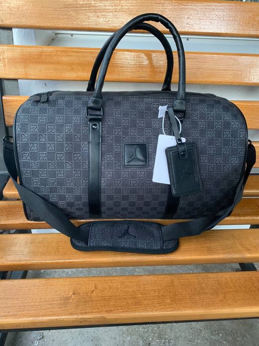 Сумка Air Jordan + подарунок | Сумка Jordan для залу чорна| рожева