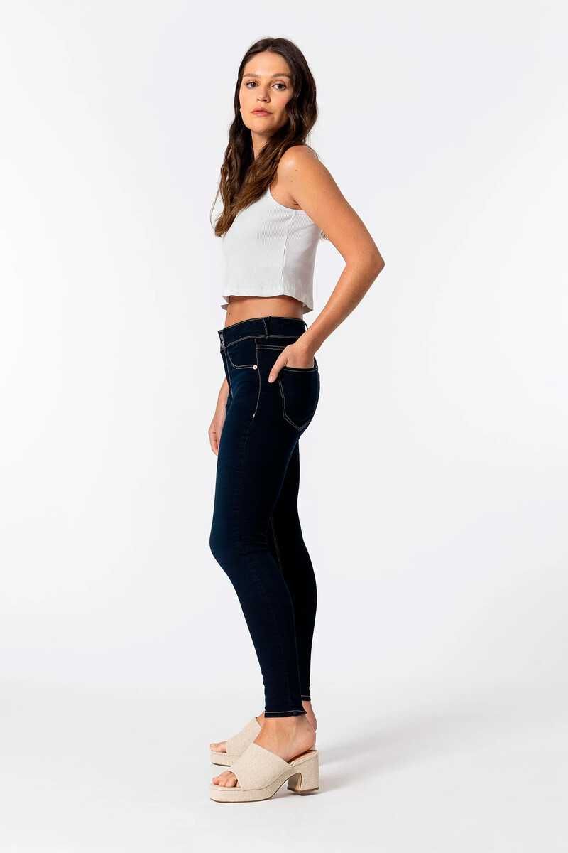 Jeans One Size Skinny Classic High Waisted Tiffosi