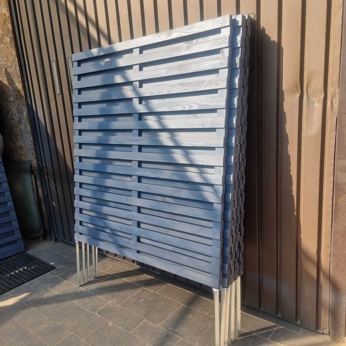 Ogrodzenie płot lamelowy dowolny wymiar kotwy montaż do ustalenia