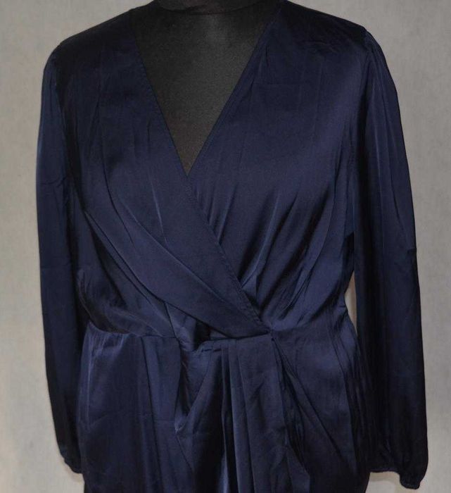 Elegancka wizytowa sukienka satynowa Shein 3XL