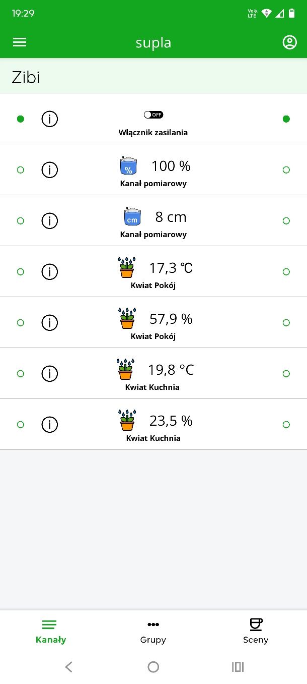 Czujnik temperatury wilgotności gleby Supla RS485 IP67