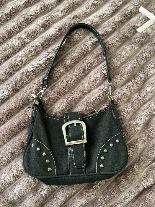 черная винтажная сумка