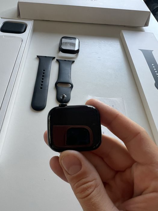 Apple Watch Series 7 45 mm Midnight Alu GPS