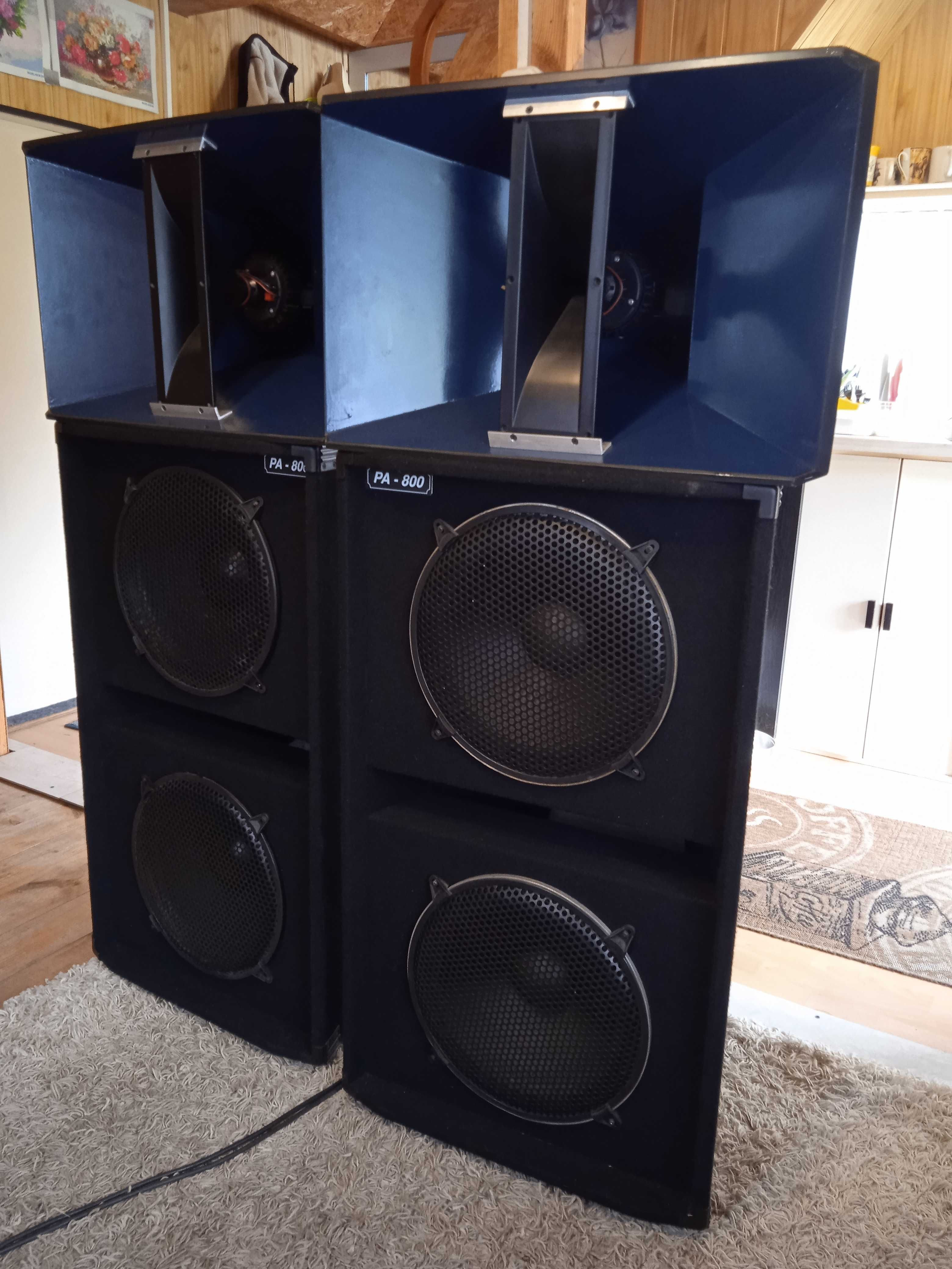 zestaw nagłośnieniowy800w