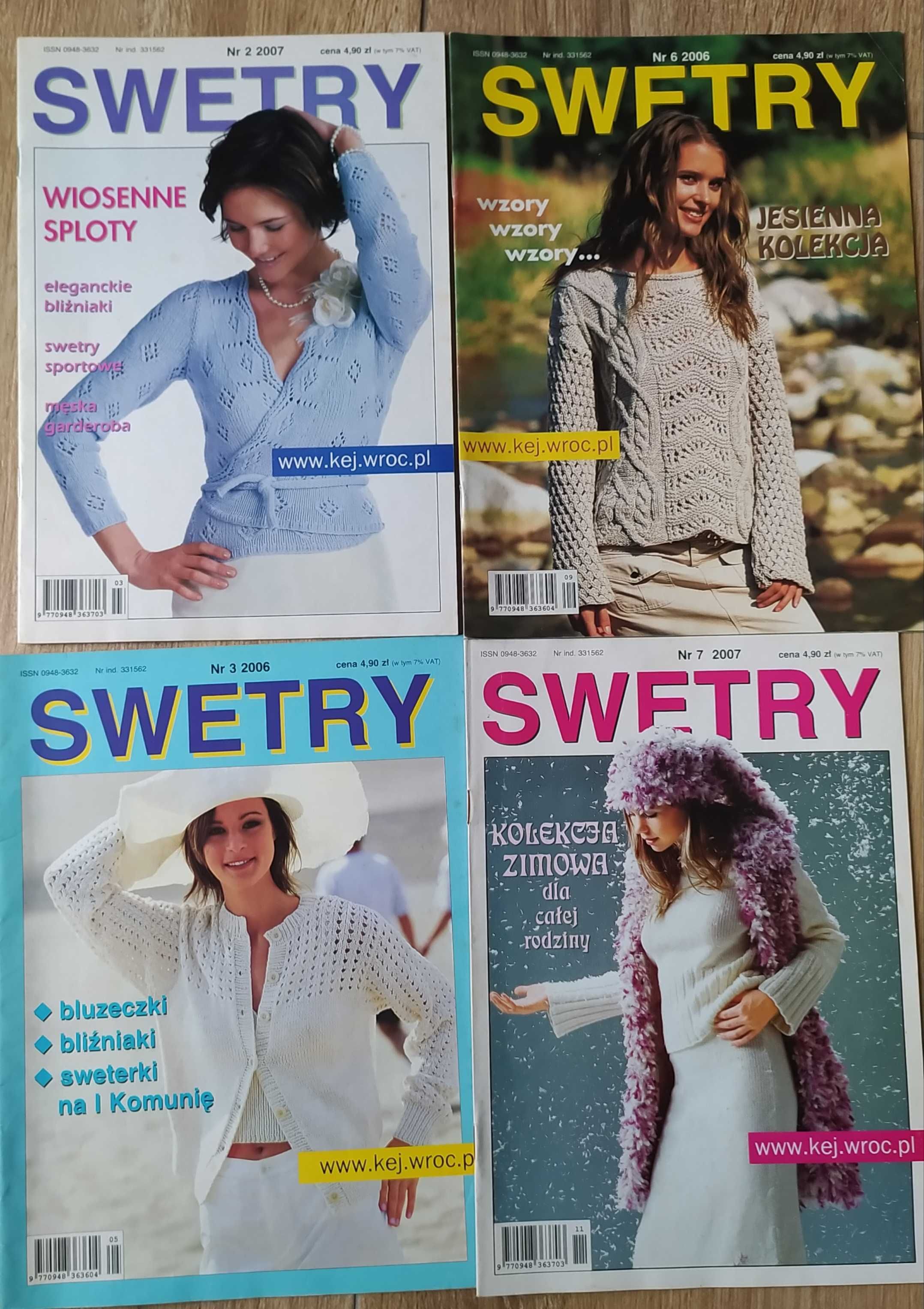 Gazetka czasopismo SWETRY na drutach