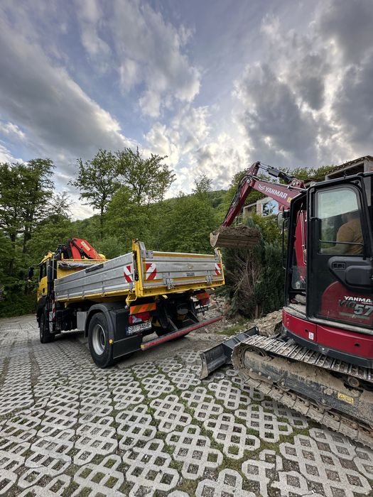 Transport wywrot HDS koparki uslugi