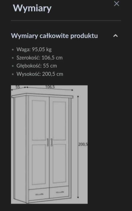 Szafa dziecięca Black Red White