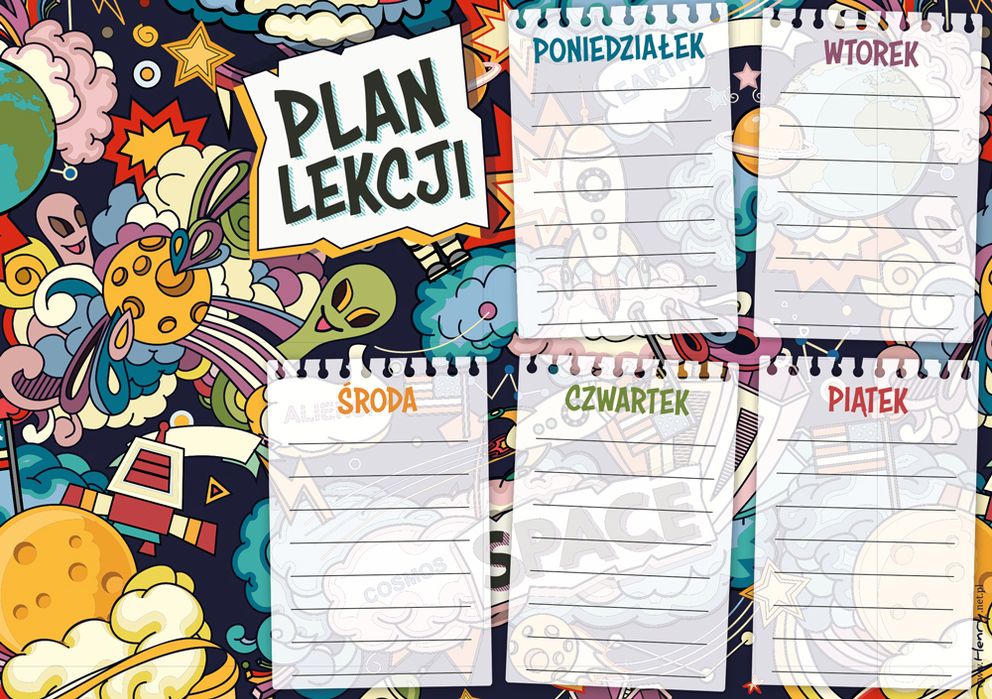 Plan Lekcji A5 Kosmos Henry