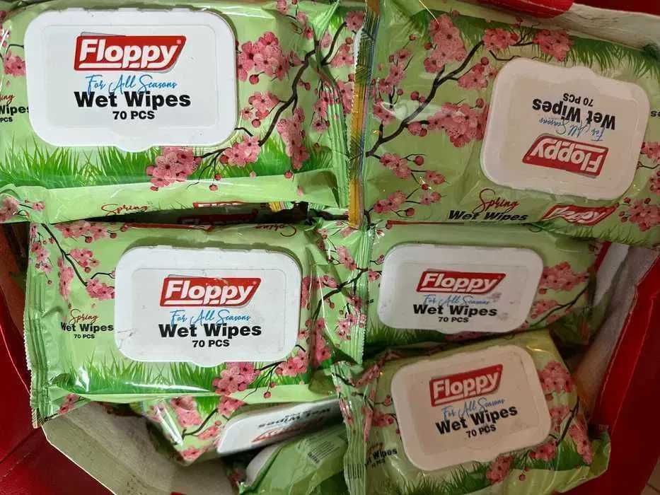 FLOPPY chusteczki nawilżane op. 70szt - 10opakowań