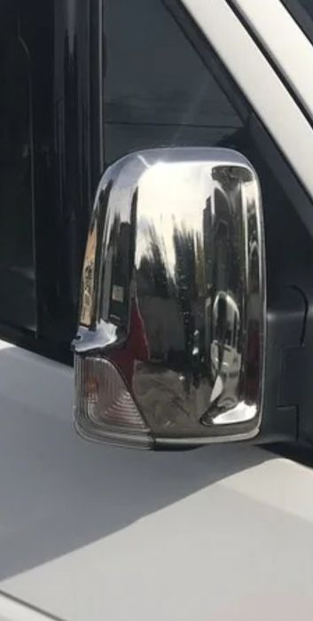 Sprinter 906 /crafter Накладки на дзеркала. Нержавійка 2шт.