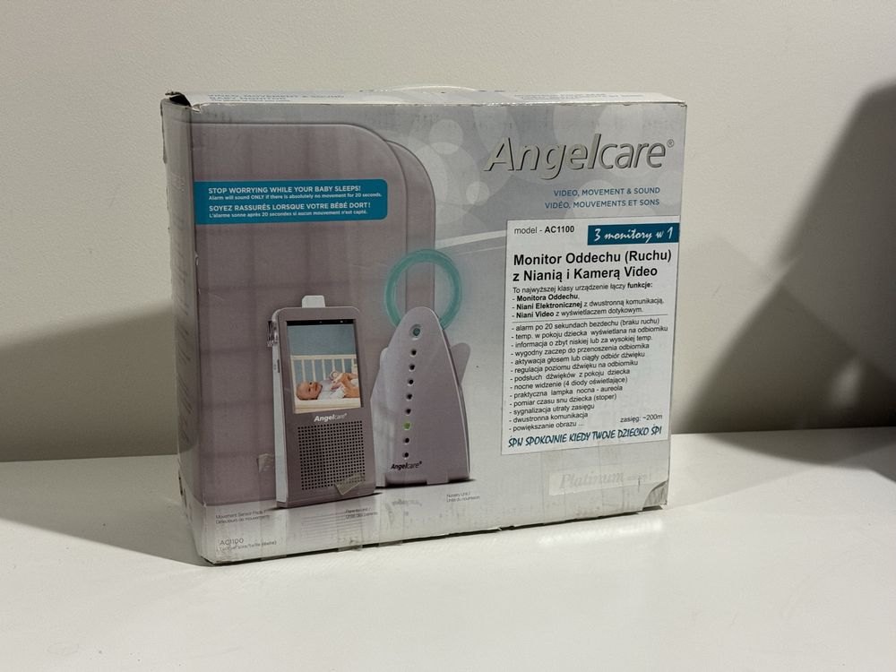 Niania elektroniczna AngelCare AC1100 z monitorem oddechu