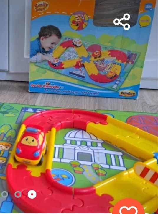 Smily Play tor samochodowy z autkiem mówiącym 18m+