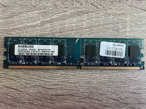 Оперативная память DDR2 800MHz 2Gb, 2*1Gb