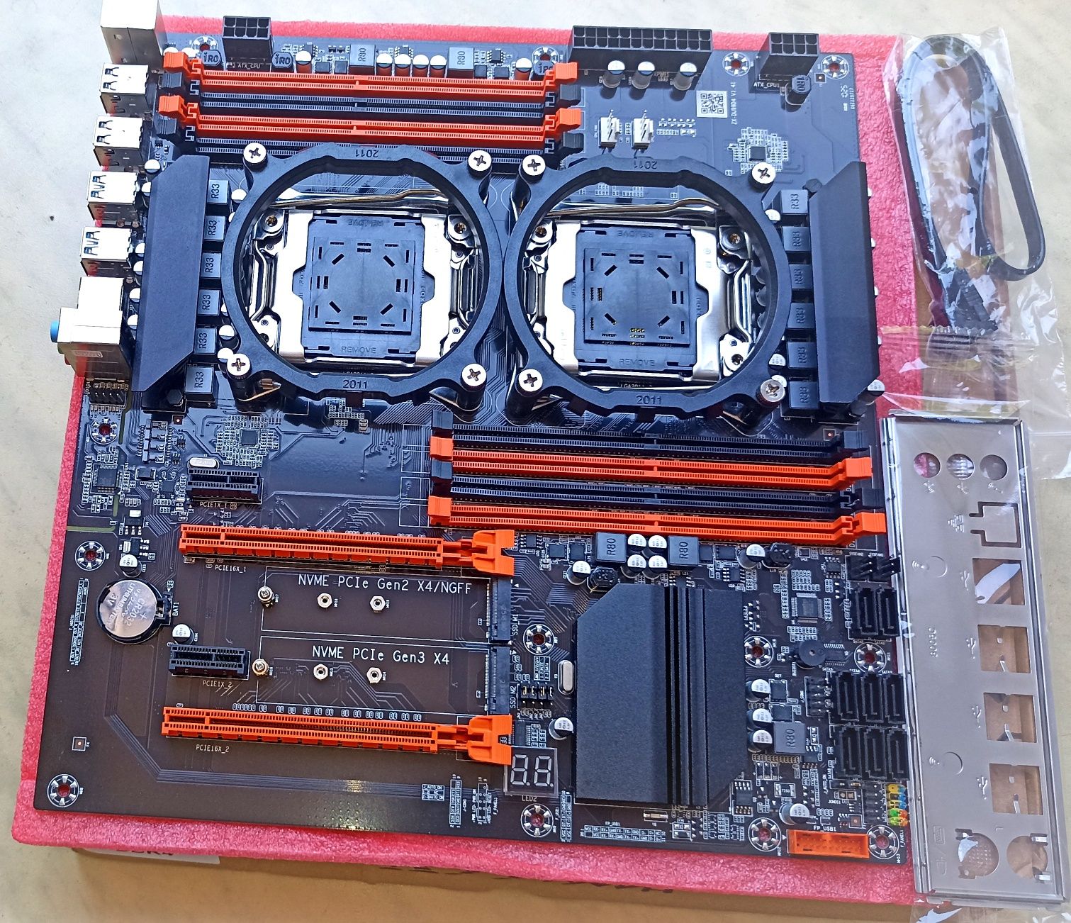 ТОП! Материнская плата X99 Dual CPU V3/V4 DDR4 новая