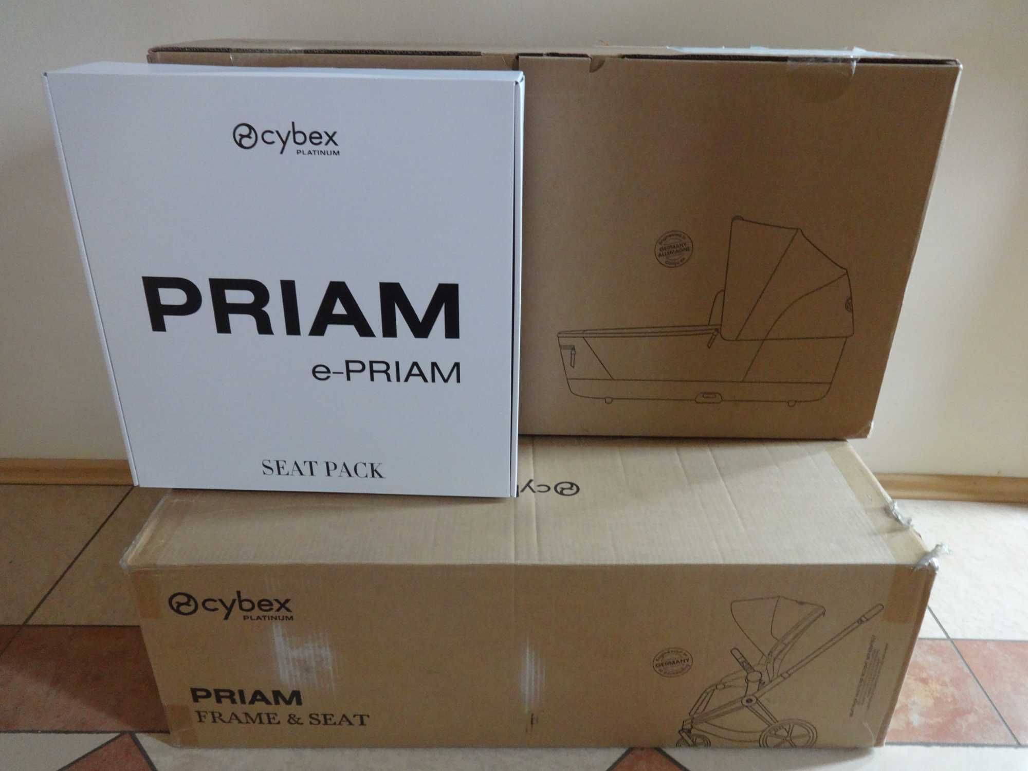 Wozek Cybex Priam 4.0 Cozy Beige zestaw 2w1 rosegold