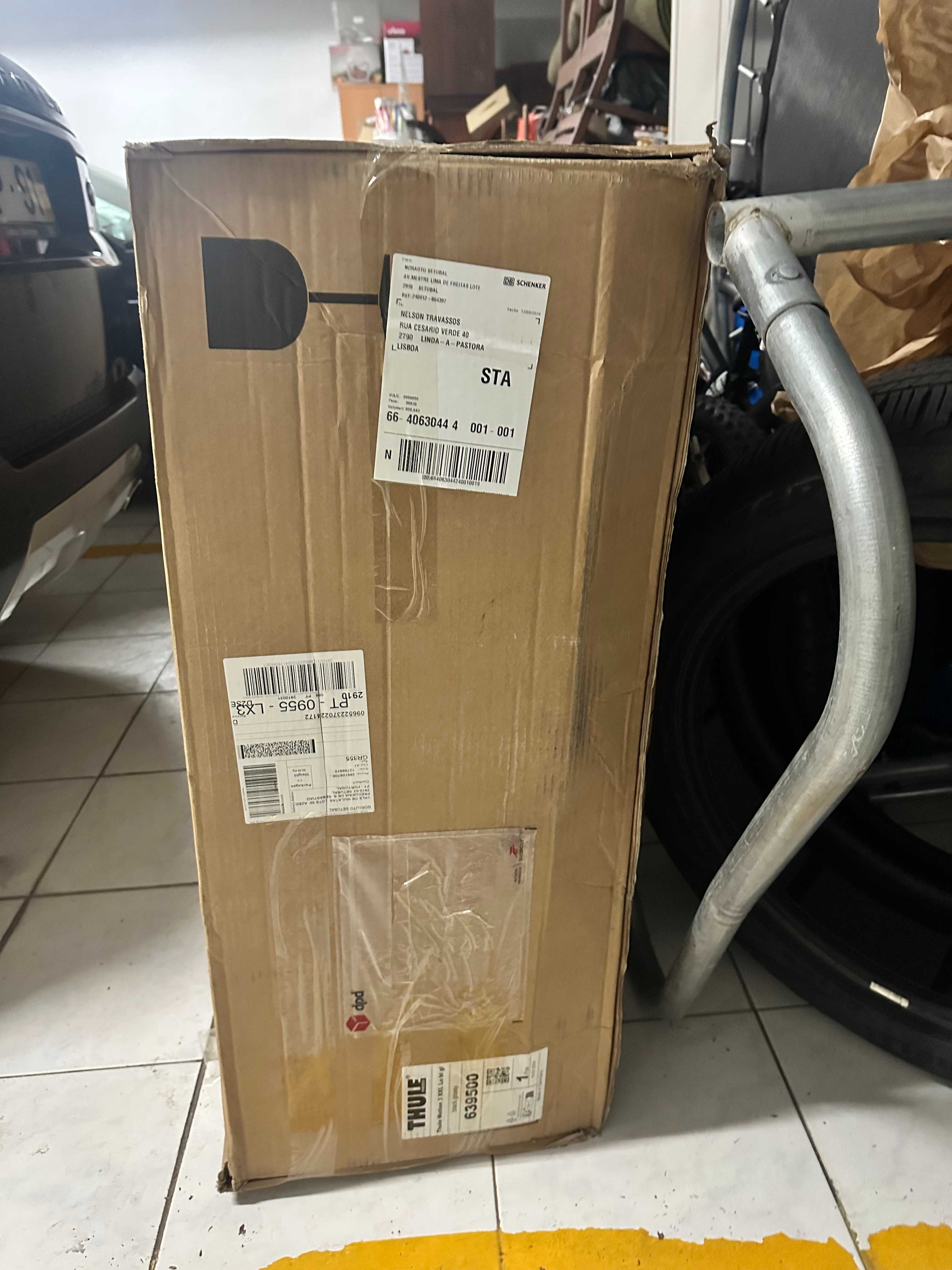 Caixa de tejadilho XXL THULE Motion 3 preto brilhante 450 L baixa
