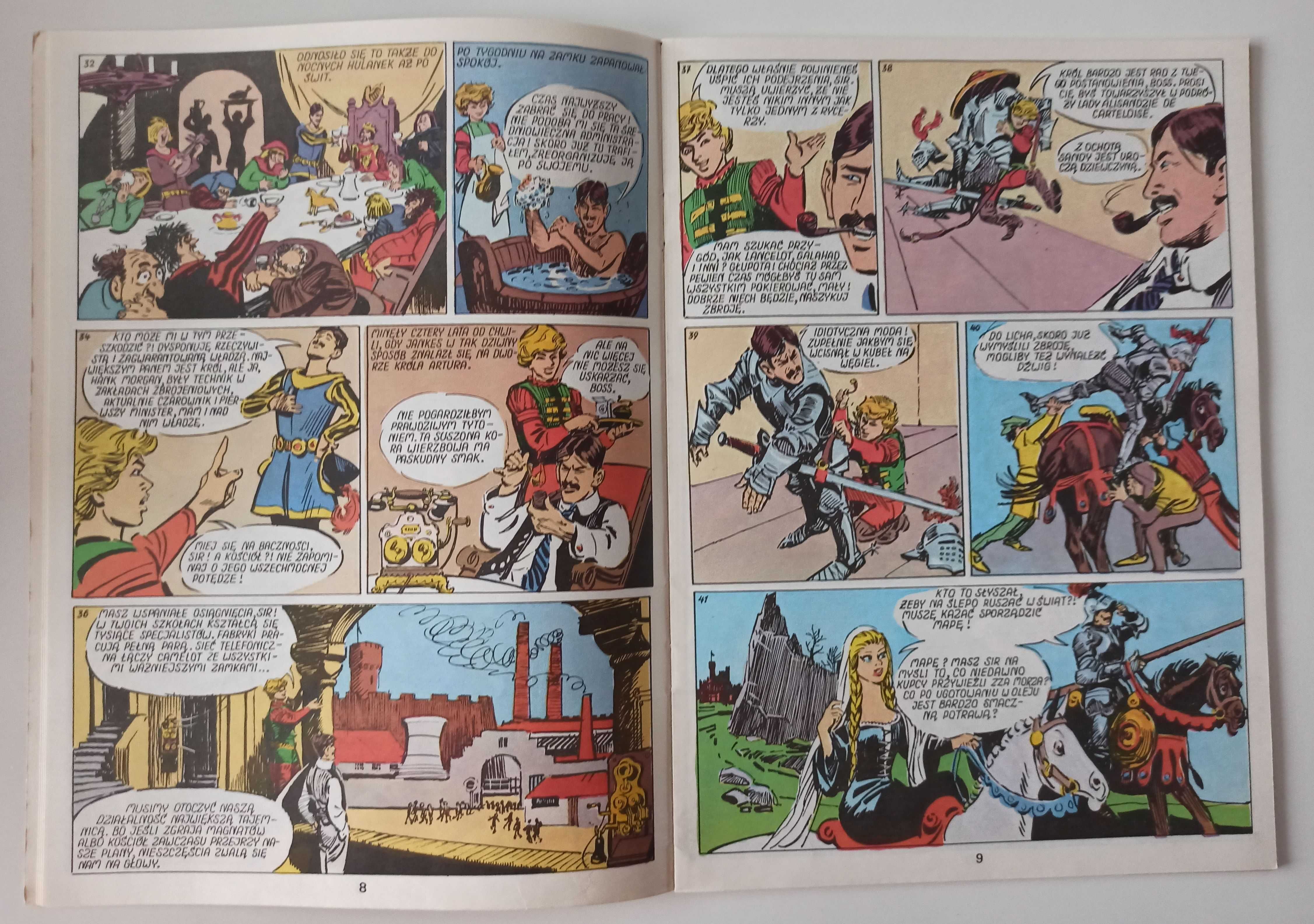 Jankes na dworze Króla Artura - komiks I wydanie 1989