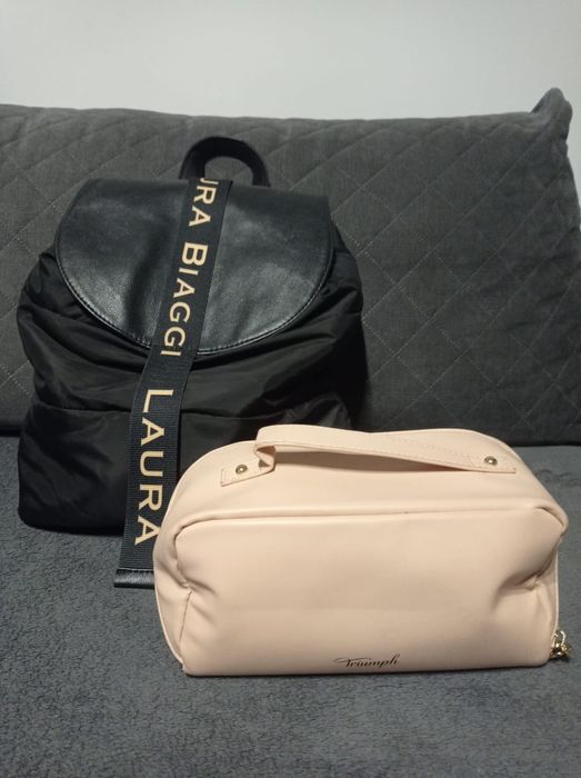 Plecak Laura Biaggi + kosmetyczka Triumph