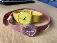 Zegarki Swatch kolorowe gumowe