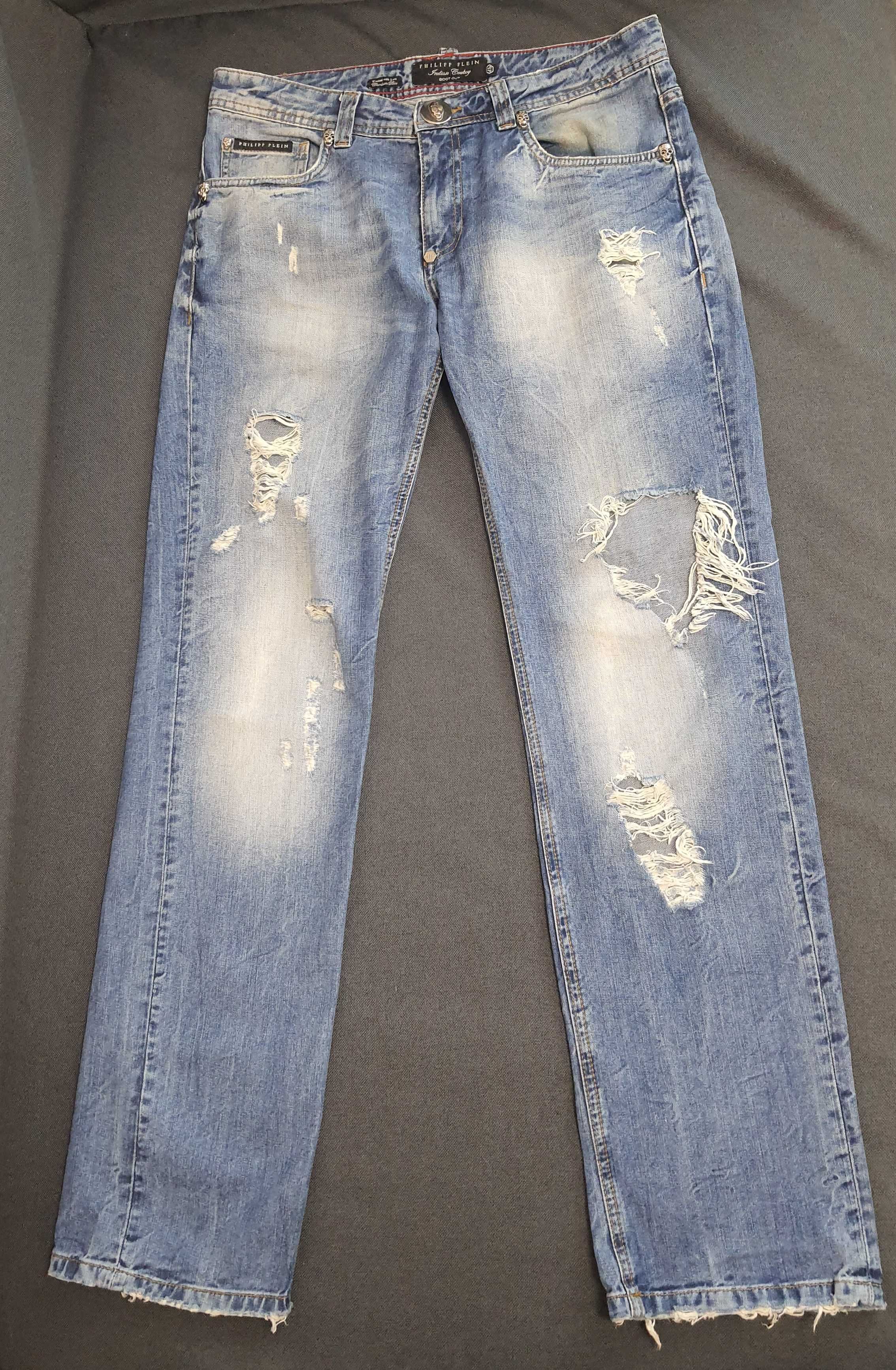 Мужские джинсы, рваные, разм.М/ Чоловічі джинси, рвані, розм.М